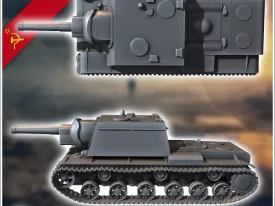 ZiK-20 - Soviet army WW2 Second World East front Ostfront RPG Mi 3D print model