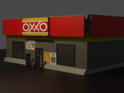 Oxxo default 3D model