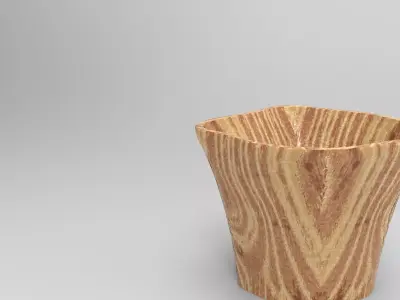 Kea Vase Low-poly 3D model