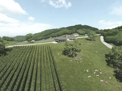 Solitary Farm - Typical Cultural Landscape 3D model