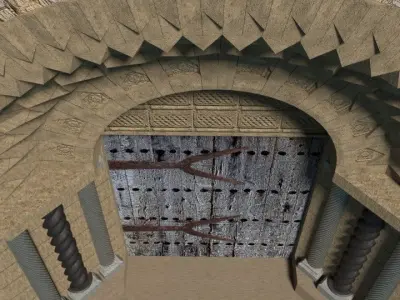 Norman Gate 3D model
