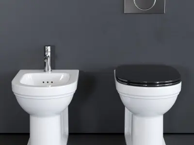 Ceramica Catalano Canova Royal WC Low-poly 3D model