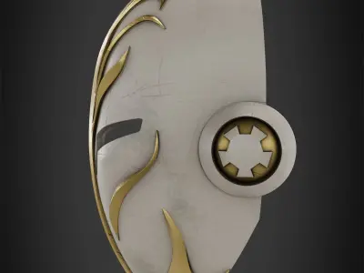 Star Wars Jedi Temple Guard Mask for Cosplay 3D print model