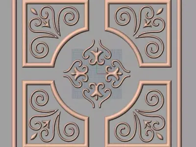 Artcam Aspire 3D relief models STL Files used for CNC E562 3D model