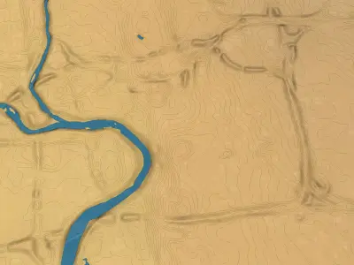 Columbus - 3D City Topography Terrain 3D Model Pack