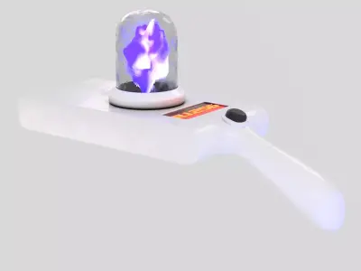 Concept of Portal gun from Rick and Morty 3D model 3D model