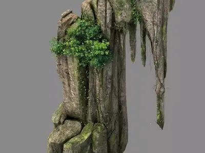 Explore the mountains - Rock 021 3D model