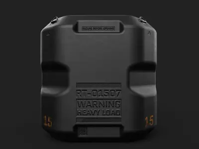 Sci-Fi Box-02 3D model