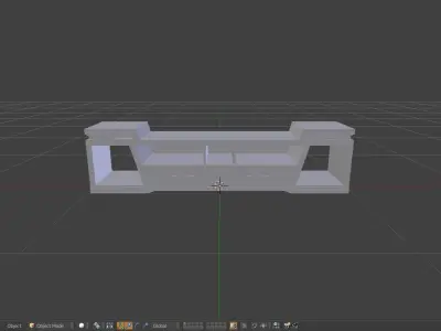 Rack Modern Free low-poly 3D model