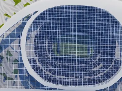 SoFi Stadium - Los Angeles - USA 3D model