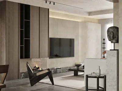 apartment interior scenes        3D model 8