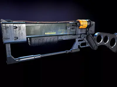 Aer9 Laser Rifle Fallout 3D model