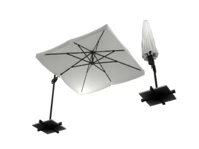 Umbrella Deck Parasol 3D model