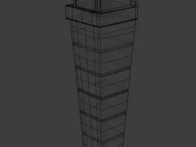 Monoposto Exterior Light 3D model