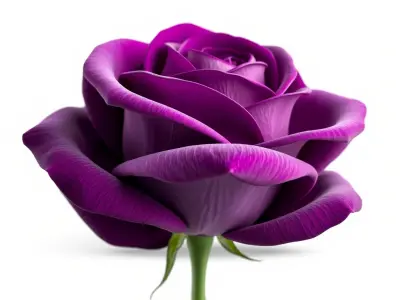 Rosa Purple Rose Velvety Texture Model Pack Low-poly 3D model