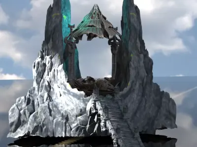 Scull destroyer arch  3D model