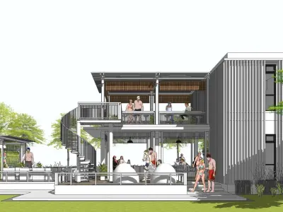 Sketchup 1002 - House  3D model