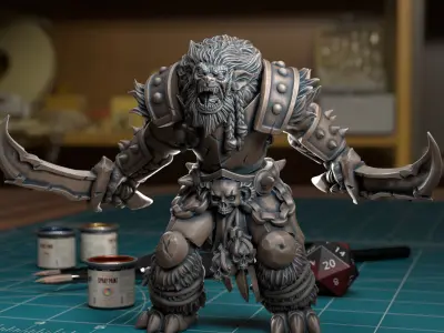 Bugbear Swords Pack - Pre supported 3D print model