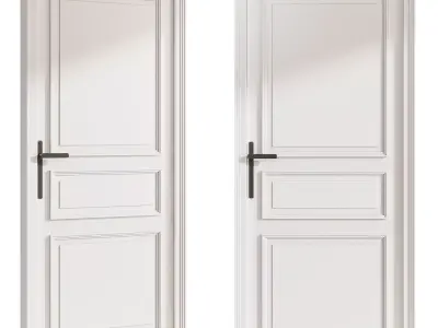  Interior door 6 Low-poly 3D model