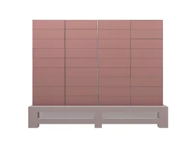 Lowpoly Pallet of Bricks v1 002 Low-poly 3D model