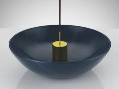 Incense Burner Low-poly 3D model