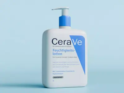 Cerave Moisturizing lotion Low-poly 3D model