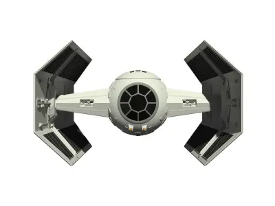 TIE Advanced x1 3D model