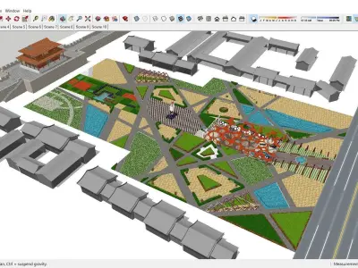 Sketchup Park 202 3D model