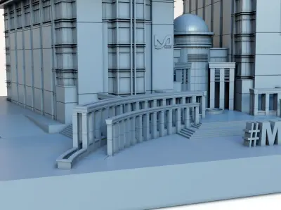 MBRU -  Of Medicine and Health Sciences 3D print model