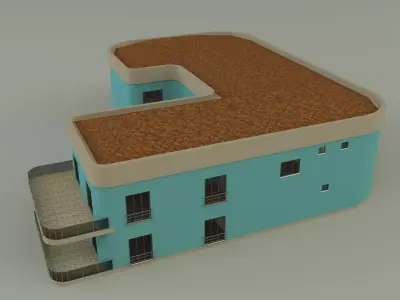 Main building 3D model