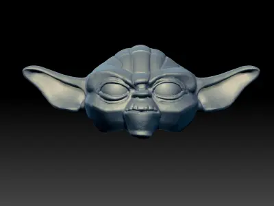Clone Wars Yoda 3D print model