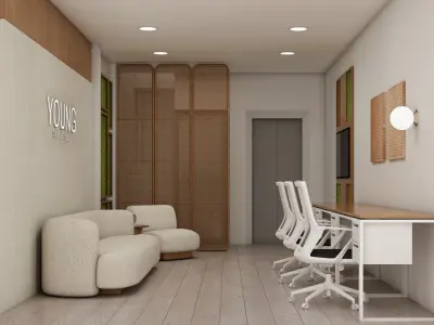 Muji Style Office 3D model