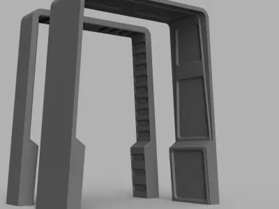 Archway door 3D print model