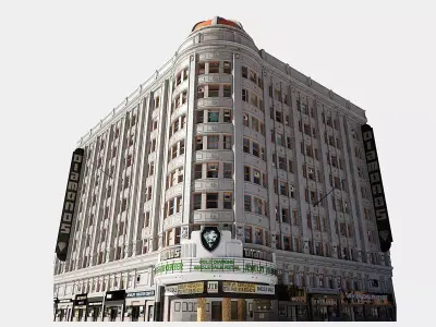 Gold Diamond Building 3D model