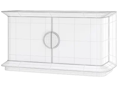 ANTHONY DOUBLE DOOR SIDEBOARD Low-poly 3D model