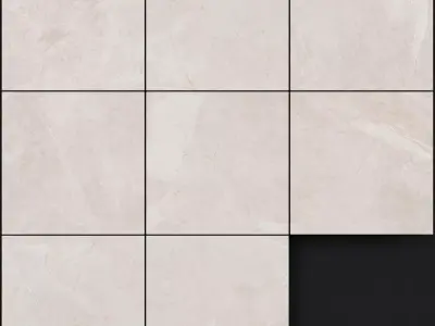 Ariana Ceramica Storm White 600x600 3D model