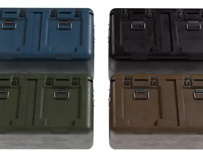 Ammo Box V1 Low-poly 3D model