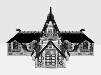 House of viking 3D print model