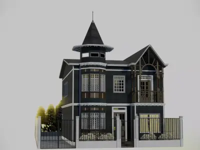 Victorian house  3D model