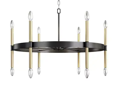 NOTRE DAME CHANDELIER Low-poly 3D model