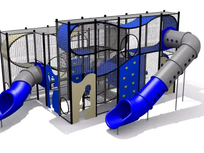 Playground- Cage Cubic Play 3D model