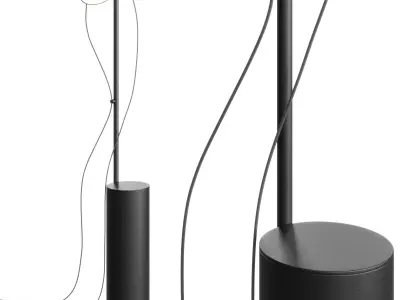 Post Floor lamp by Muuto 3D model