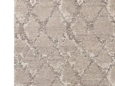 HAMZEH HAND-KNOTTED RUG B 3D model