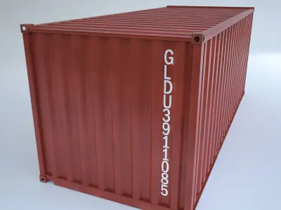 container cargo 3D model
