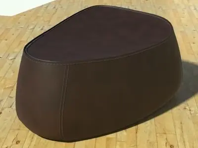 Fjord medium stone brown 3D model