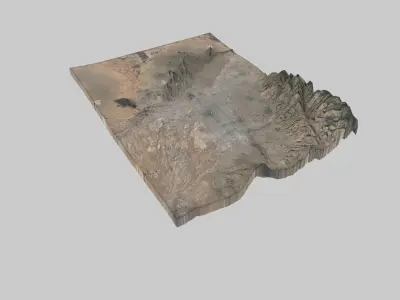 Tucson City Low-poly 3D model