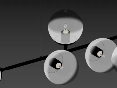 Modern Horizontal and Vertical Lighting 3D model