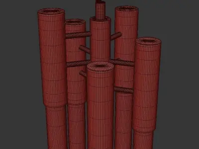 BURJ PENDANT 3D model