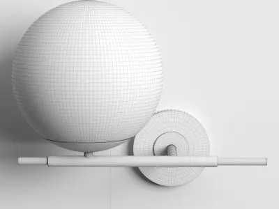 Globe Sconces from Italy 3D model