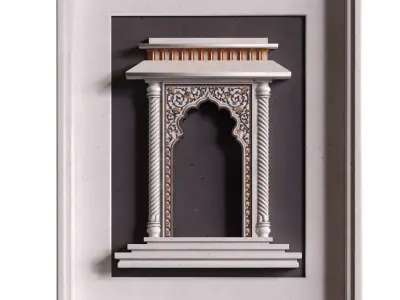 arabic 3d frame element set 807 3D model